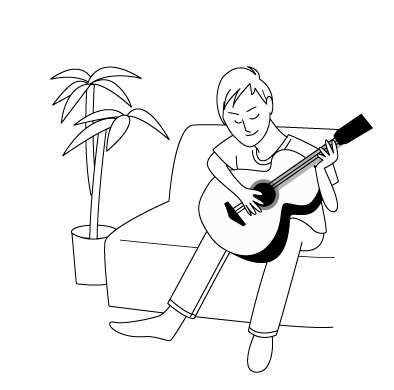 イラスト ギター 日々是イラスト