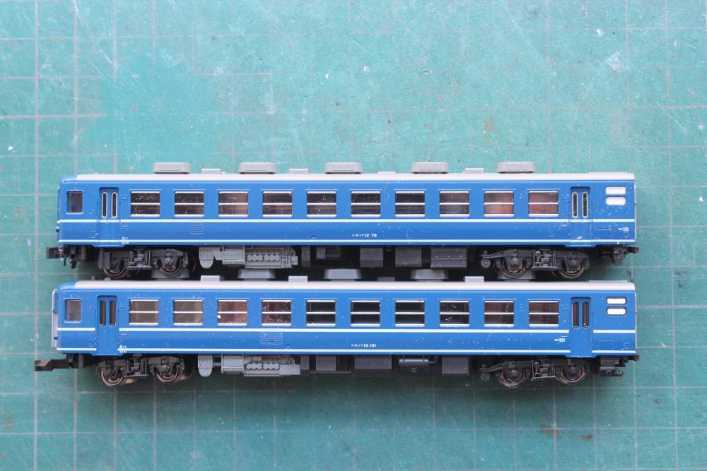 KATO 12系客車 JR東日本高崎車両センター 7輌セット 入線 KATO 12系客車 JR東日本高崎車両センター 7輌セット 入線