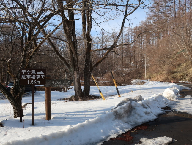 千ヶ滝の氷瀑 * 雪解けすすむ3月のお山♪_f0236260_16314733.jpg