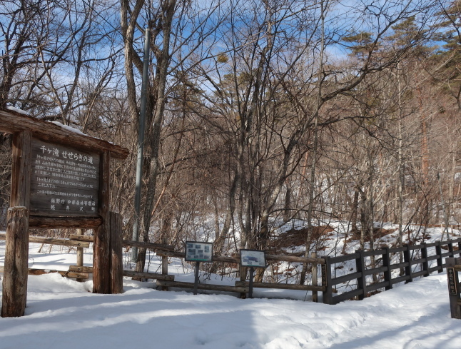 千ヶ滝の氷瀑 * 雪解けすすむ3月のお山♪_f0236260_16370510.jpg