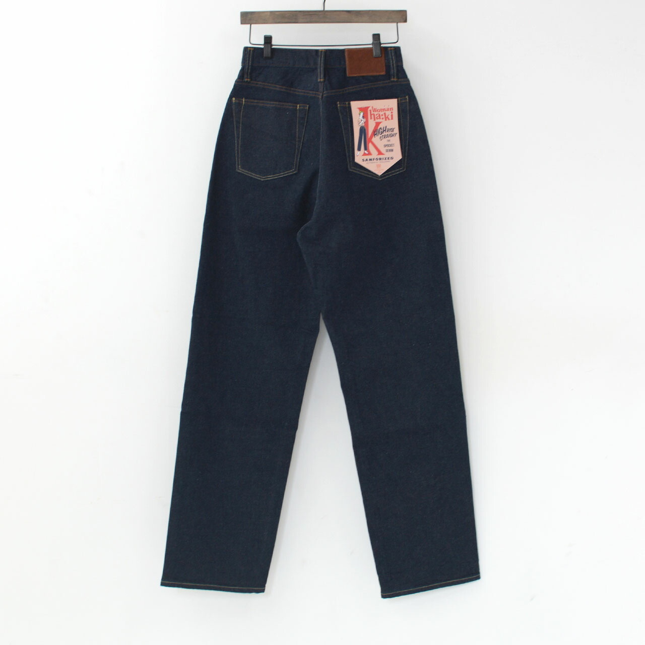 KHA:KI [カーキ] HIGHRISE STRAIGHT DENNIM ONE WASH [MIL-19HPT102]_f0051306_15353237.jpg