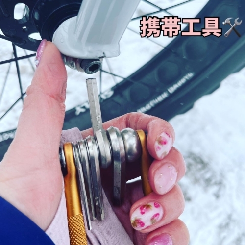 【幻の橋】FATBIKEで糠平湖氷上サイクリングしてきました！_d0197762_12145591.jpg