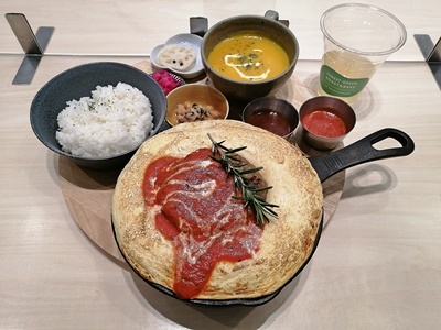 ふわふわスフレのオムレツハンバーグ_d0390217_14232667.jpg