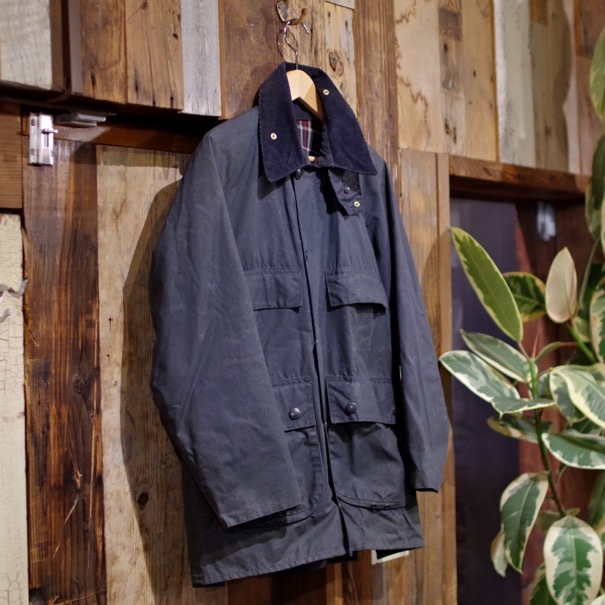 s Barbour "BEDALE" Navy Size  !! / 年代 バブアー ビデイル