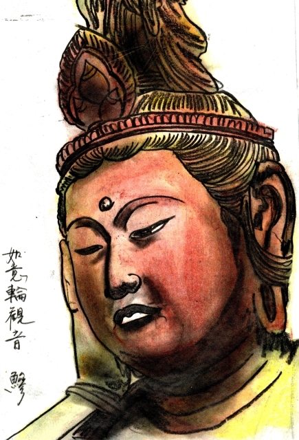 如意輪観音（千本釈迦堂六観音）_b0355451_15275867.jpg