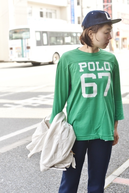 Ralph Lauren NEW FootBall 3/4 Sleeved TEE ★★_d0152280_21212125.jpg
