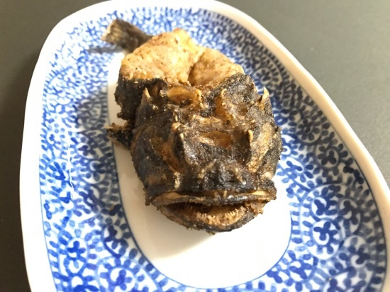 オコゼの唐揚げ 煮付け ぼっちオバサン食堂
