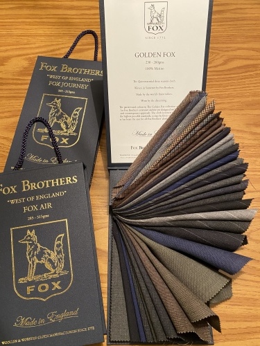 2022 春夏の新着!お誂え向け 「FOX BROTHERS」 MARCH 編_c0177259_18081812.jpeg
