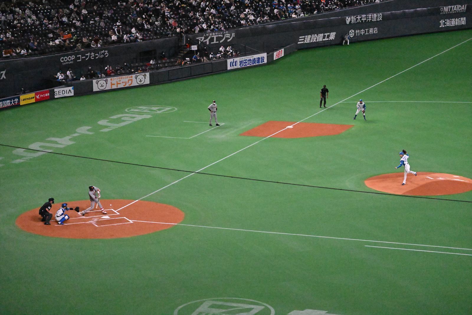 プロ野球オープン戦 日ハム×巨人 at 札幌ドーム 2022.3.6 : やぁやぁ。