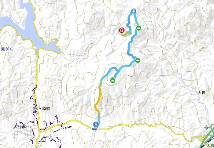 奥滝山ーロックガーデンー帆柱山縦走_c0116915_01120449.jpg