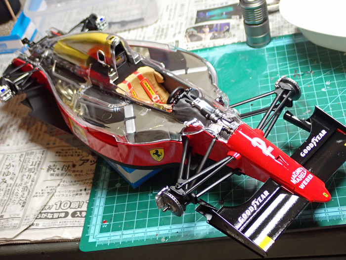 プラモ製作記 9 フェラーリ F190 641/2 1/12 タミヤ : 小生の備忘録 プラモ製作記 9 フェラーリ F190 641/2 1/12 タミヤ : 小生の備忘録
