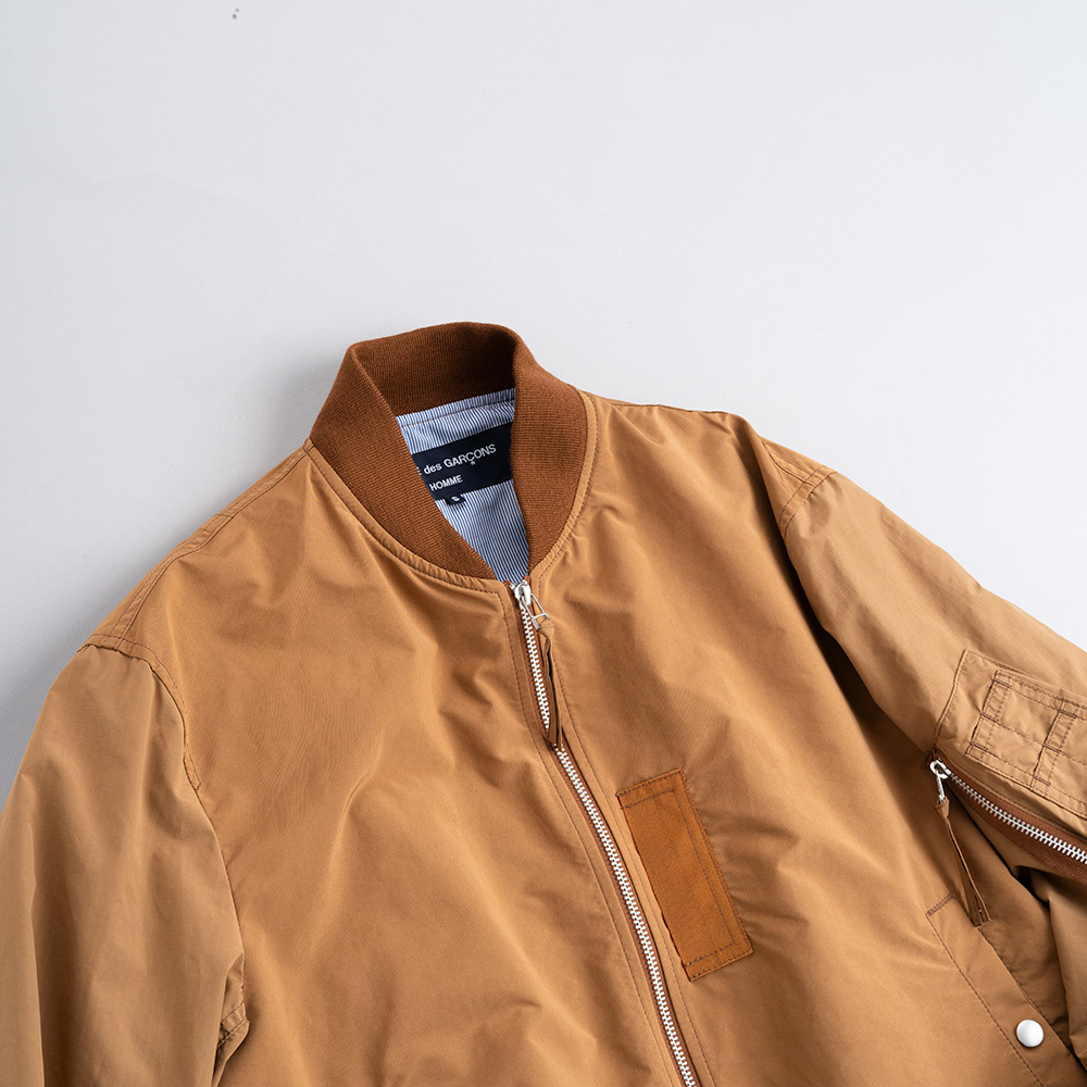 COMME des GARCONS HOMME Ester Nylon MA-1 [HI-J011-051][Beige