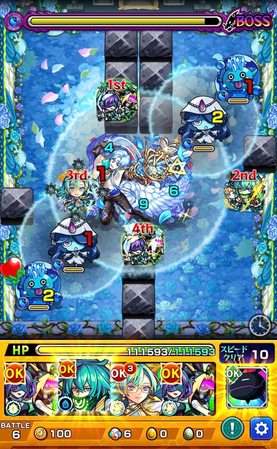 モンスト 爆絶exクエスト グランディオーソ降臨 に挑むべく 爆絶 ノービレ を周回する ゲームに漫画 時々看護師