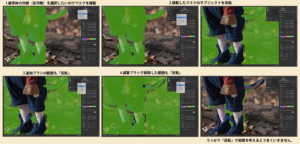 Camera Raw 14.2 マスク作成方法。マスクの反転について補足_f0274403_17060712.jpg