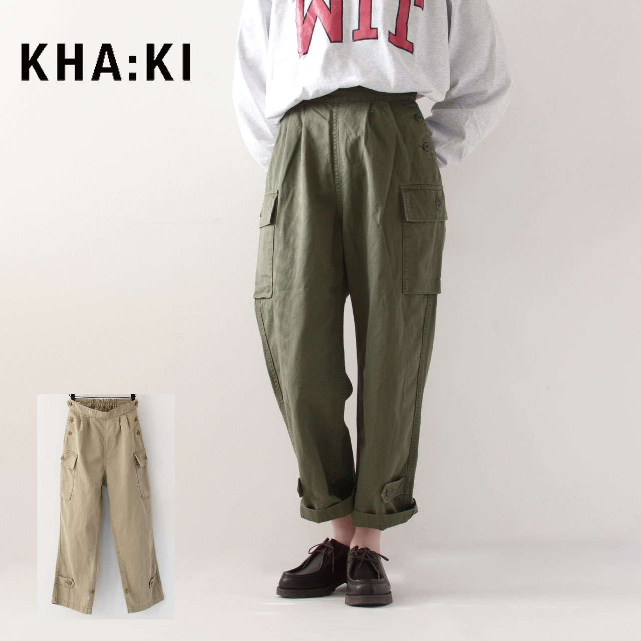 KHA:KI [カーキ] TWO POCKET TROUSERS [MIL-22HPT154]_f0051306_09250654.jpg