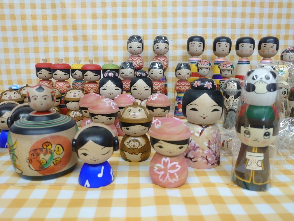 東京八王子 高尾山売店スミカ 春のこけしフェア 津軽こけし館出品作品のご紹介!_e0318040_12032517.jpg