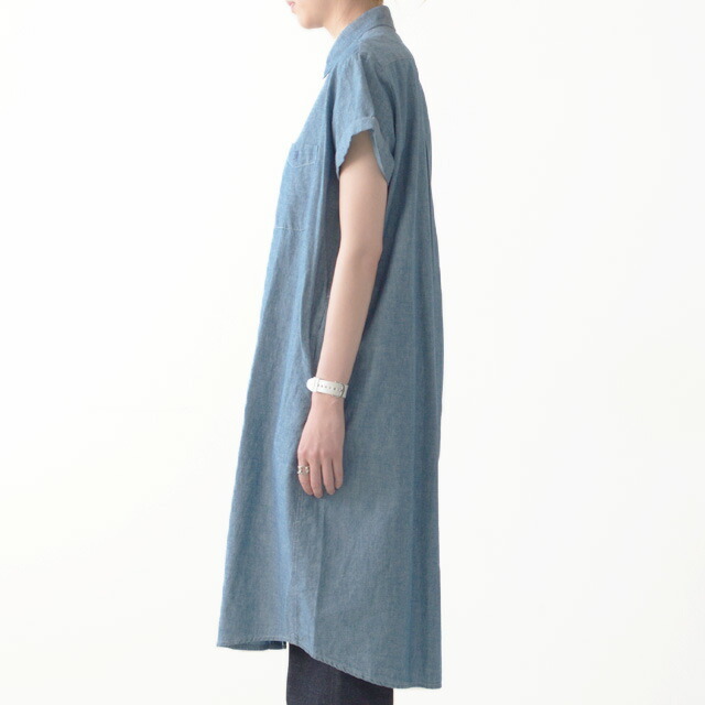 Gymphlex [ジムフレックス] CHAMBRAY S/S SHIRT ONE PEACE [J-1098 COD]_f0051306_11012857.jpg