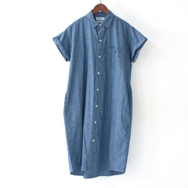 Gymphlex [ジムフレックス] CHAMBRAY S/S SHIRT ONE PEACE [J-1098 COD]_f0051306_11013771.jpg
