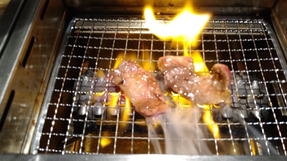 3/23 焼肉ライク立川南口店 匠カルビ&ハラミセットチョレギサラダ付き、生ビール_b0042308_23160110.jpg