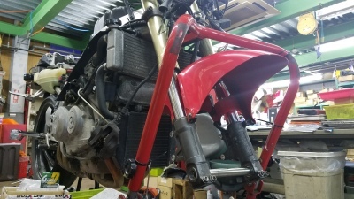 ホンダ RVF400 NC35 フロントフォーク左右セット 要