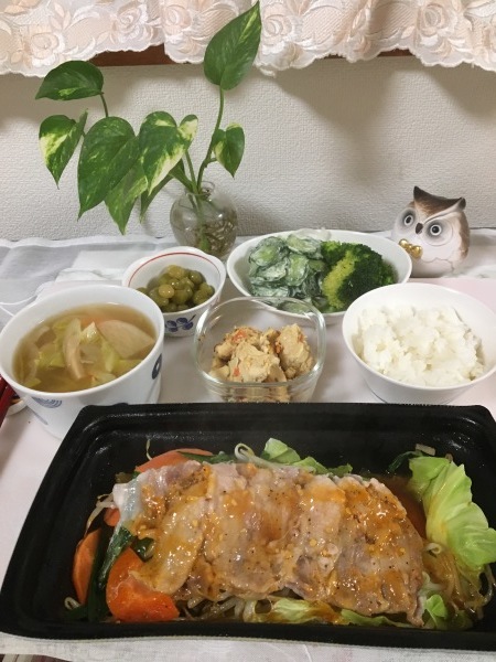 レンジアップ商品 焼肉_b0417696_21394465.jpeg