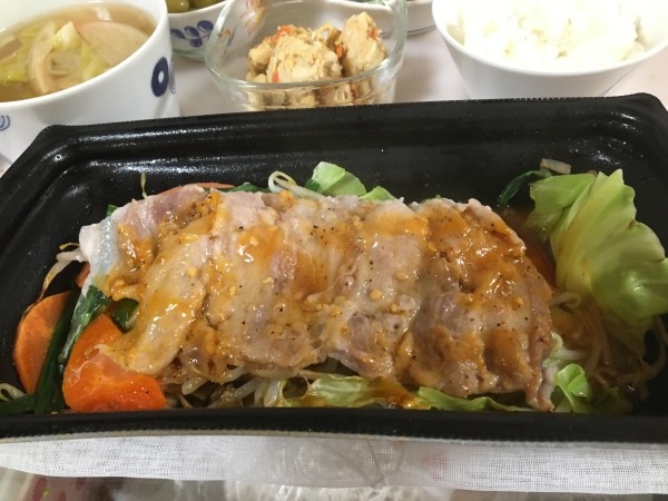 レンジアップ商品 焼肉_b0417696_21421534.jpeg