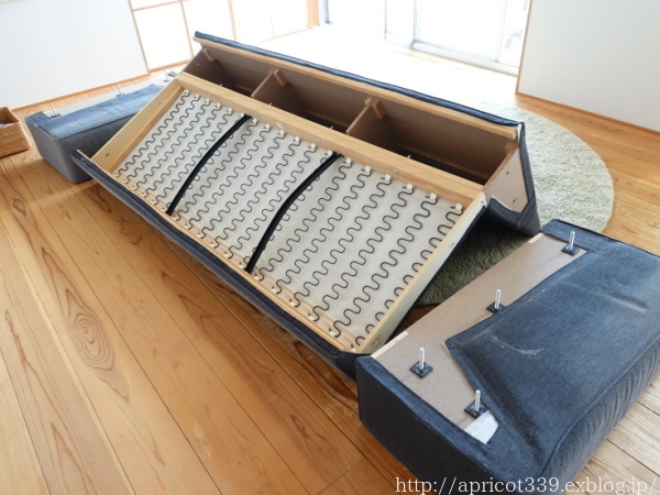 IKEA・シーヴィクのソファカバー交換 コンフォートワークスのオーダーカバー AFTER_c0293787_21533023.jpg