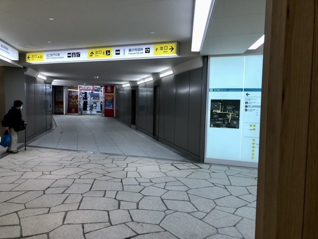 【藤沢駅北口地下道が完成】もう怖くない_b0009849_15115470.jpeg