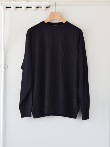 COMOLI サマーウール 長袖クルー : TRUNK COMOLI サマーウール 長袖クルー : TRUNK