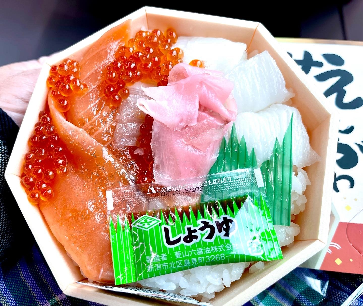 新津の駅弁「えんがわサーモンいくら」(神尾商事)【青春18きっぷ】3/23_c0212604_05490567.jpeg