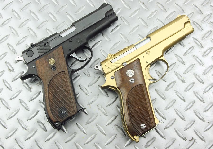 トイガン MGC M39 MGC] S&W M39 シルバーモデル CP-BLK 発火モデルガン グリップ
