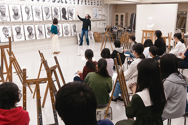 新学期に向けて実技体験イベントと受験相談会が行われました。_f0227963_13021492.jpg