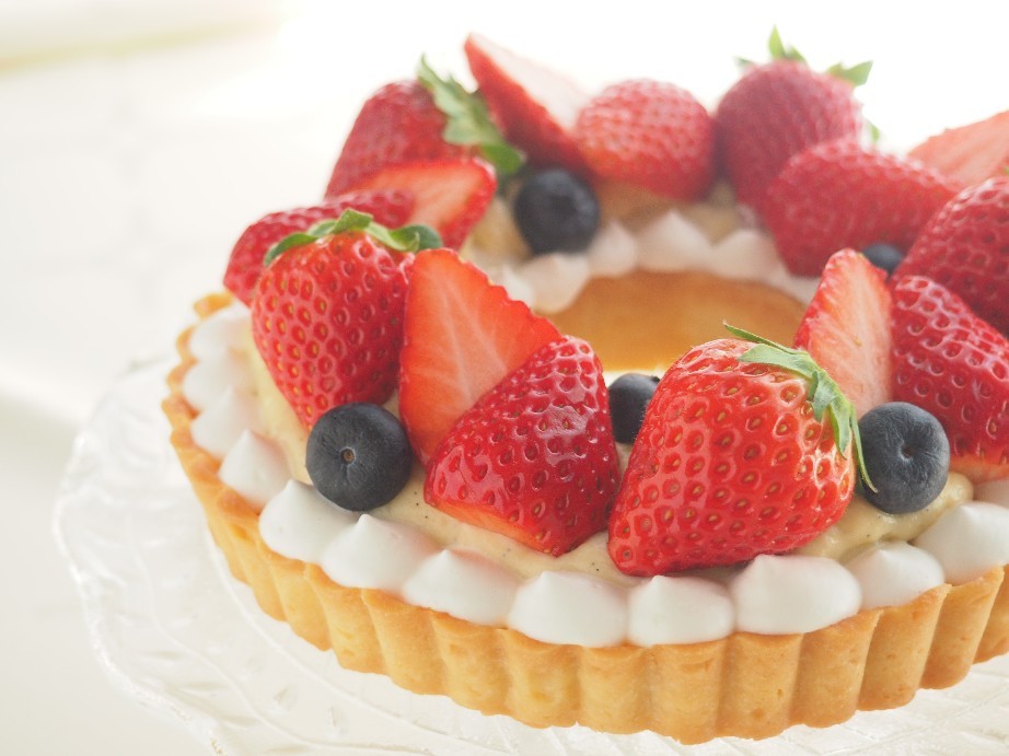 いちごのリースタルト♡_e0396940_23123227.jpg