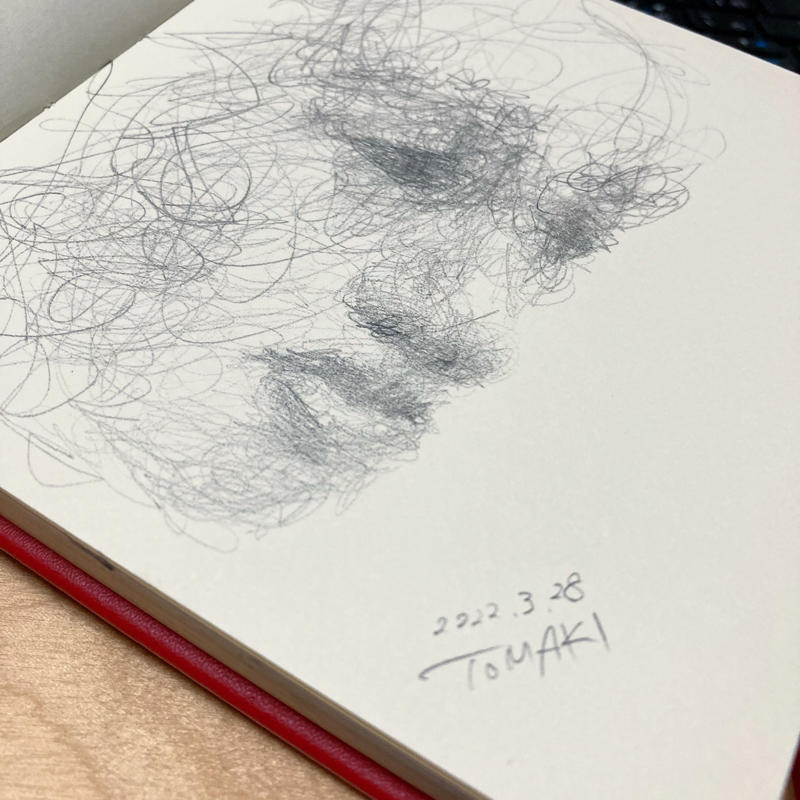 落書きしてたら自分に似てきた_c0060143_15203419.jpg