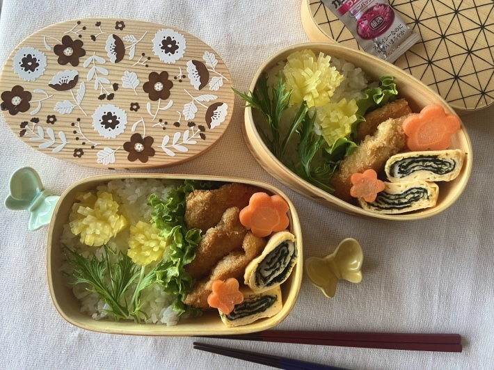 今日のお弁当（沢庵たんぽぽ）_d0327373_07204994.jpeg