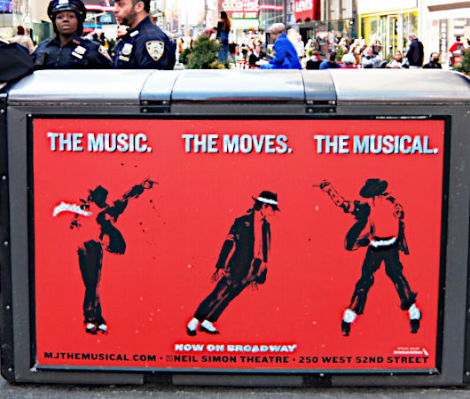 とてもカッコいい、ブロードウェイ・ミュージカル『MJ The Musical』のポスター_b0007805_02114209.jpg