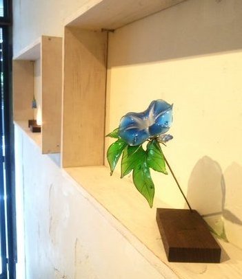 朝顔 簪 髪飾り 朝涼 あさすず 出品いたしました 榮 Kanzashi Sakae 簪作家