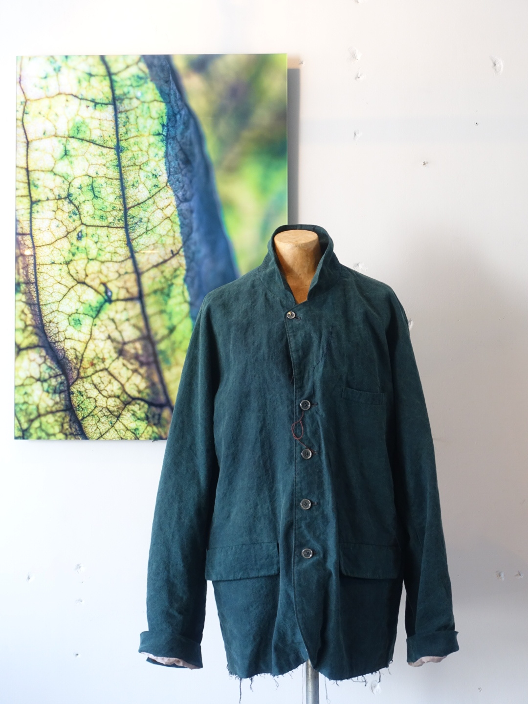 COTTLE ” LEAF VEIN ” COLLECTION Zen Jacket . : ANTENNA COTTLE ” LEAF VEIN ” COLLECTION Zen Jacket . : ANTENNA