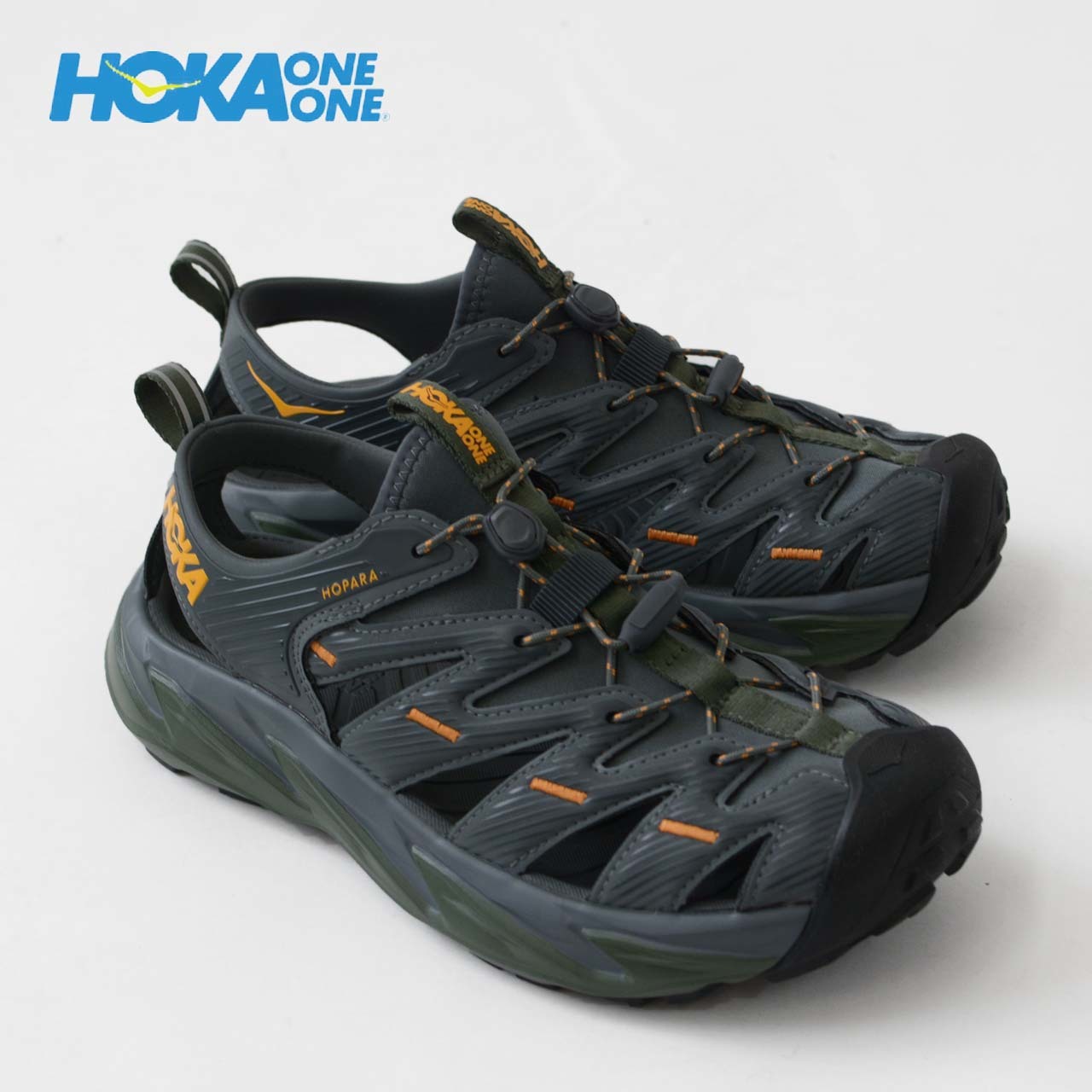 HOKA ONE ONE [ホカオネオネ] MEN'S HOPARA -CTHY- [1106534/CTHY ...