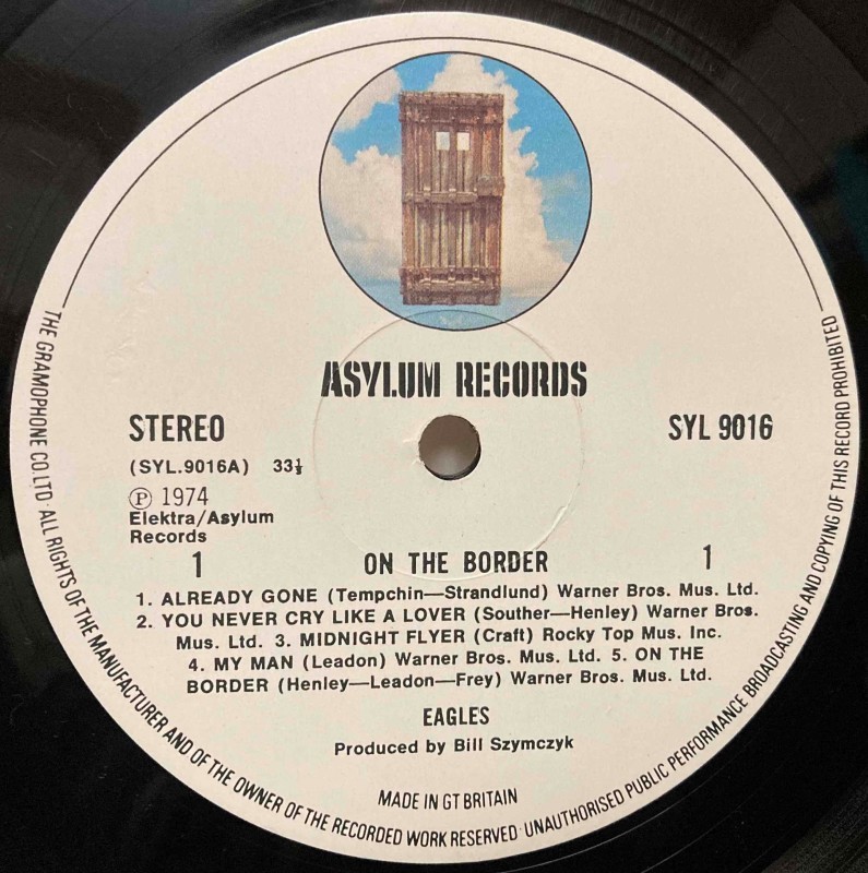 Eagles その3 On The Border : アナログレコード巡礼の旅