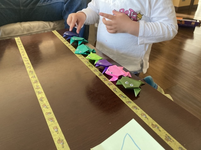 若さまのお泊まり会3 ジャンピングカエルとぽん玉飛ばし_d0348118_11103125.jpeg