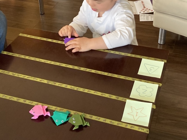 若さまのお泊まり会3 ジャンピングカエルとぽん玉飛ばし_d0348118_11105413.jpeg