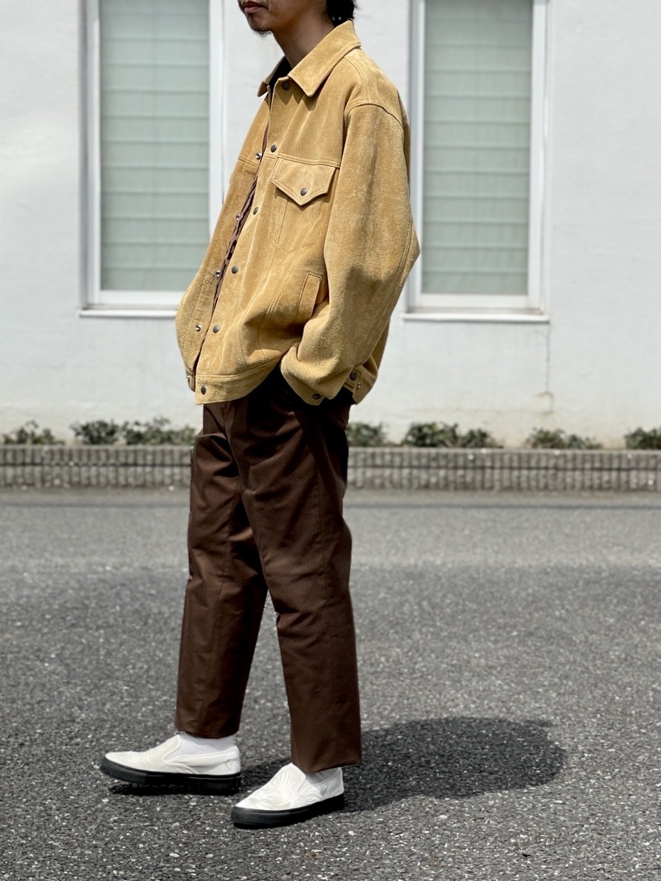 いつでもポイント10倍 WACKOMARIA SUEDE TRUCKER JACKET レザー