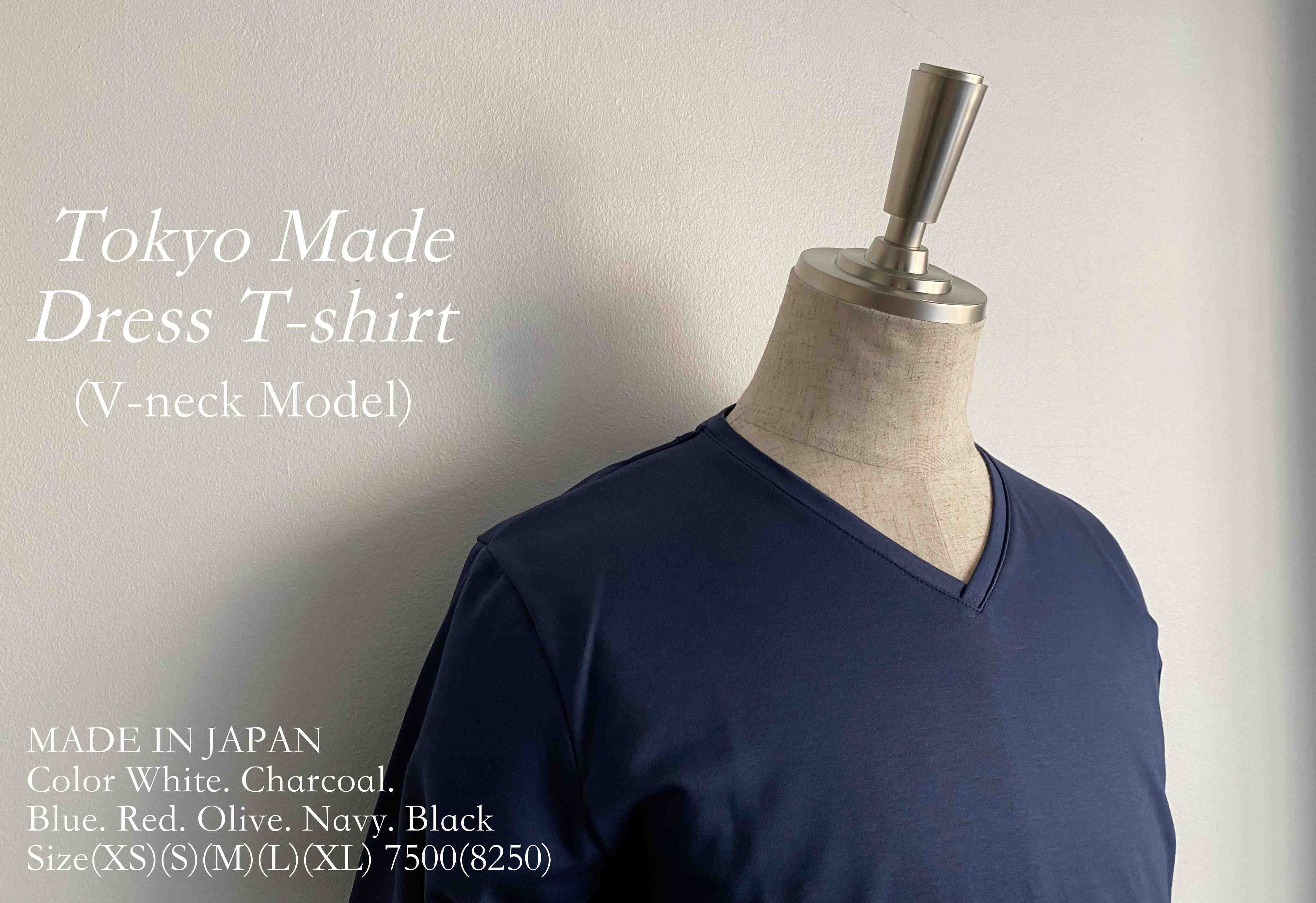 Tokyo Made Dress T-shirt (V-neck)_c0379477_09303416.jpg