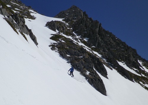 スキー、登山 大雪東岳 バックカントリー 山スキー BC 【北海道雪山登山ガイド