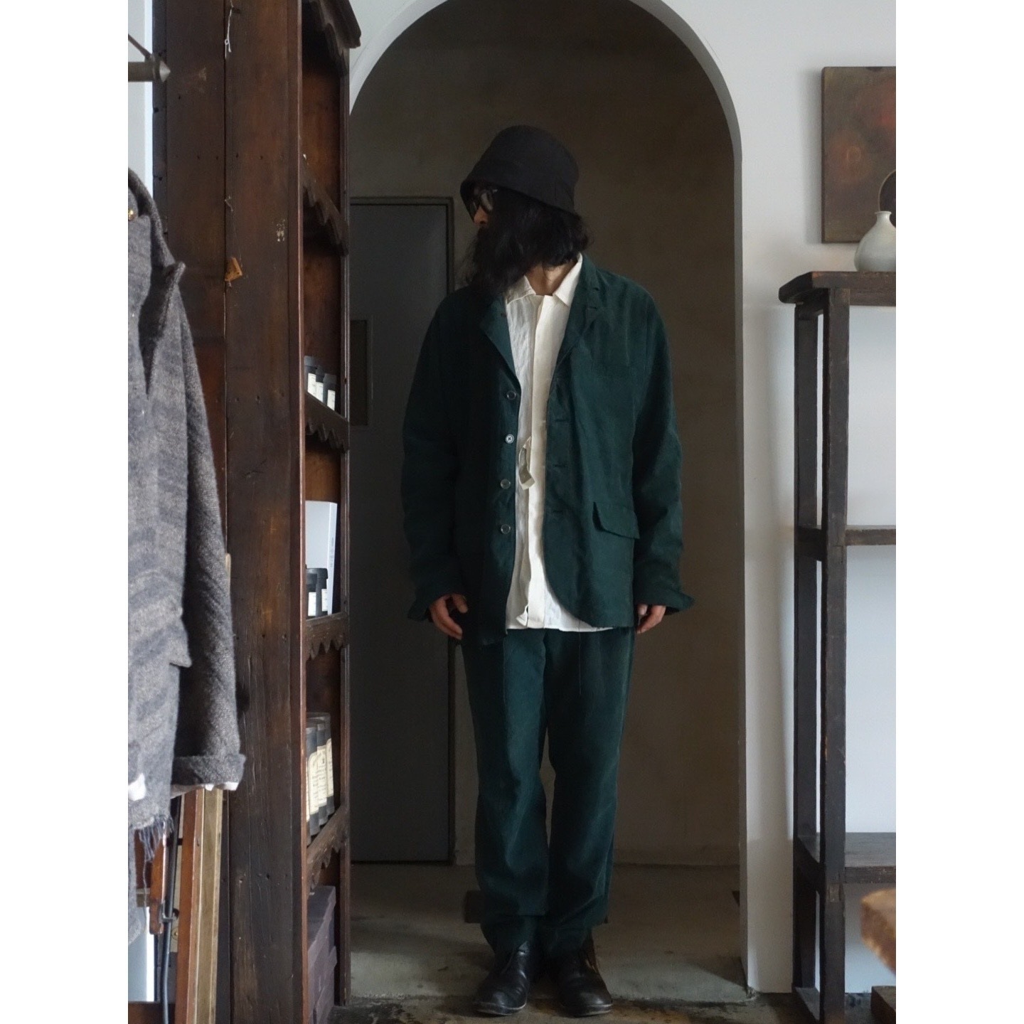 COTTLE ” LEAF VEIN ” COLLECTION Zen Jacket ． : ANTENNA