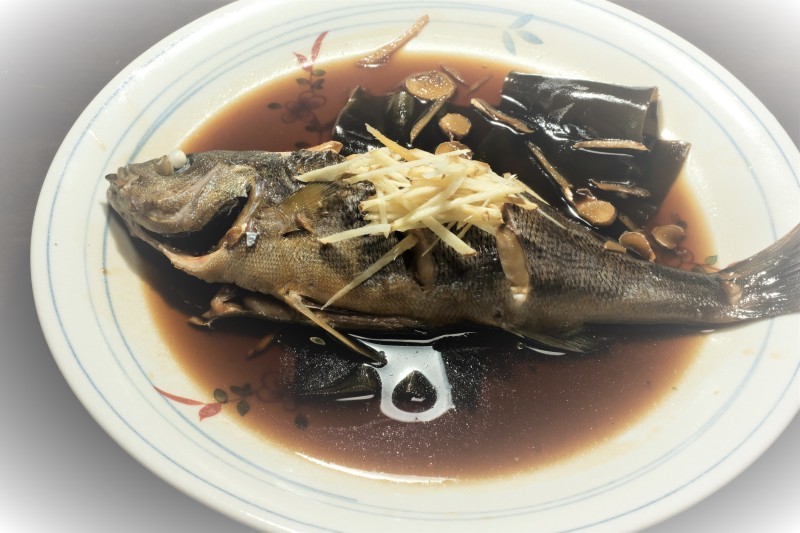イサキの煮付け 明暗 の日々 イサキの煮付け 明暗 の日々