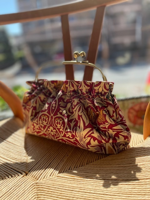 モリスの『スネークヘッド』でバッグを作りました by interior styling of bright_c0157866_19370797.jpg