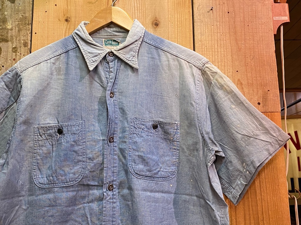 4月13日(水)マグネッツ大阪店夏Vintage&Accessories入荷日!!#4Work&Military編!Chambray,HBT,Stripe,MilitaryT,SailorShirt!_c0078587_10204058.jpg