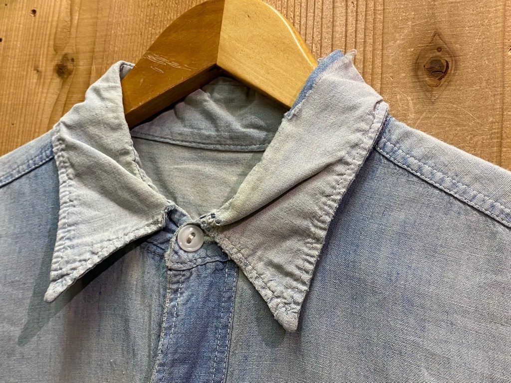 4月13日(水)マグネッツ大阪店夏Vintage&Accessories入荷日!!#4Work&Military編!Chambray,HBT,Stripe,MilitaryT,SailorShirt!_c0078587_10211496.jpg